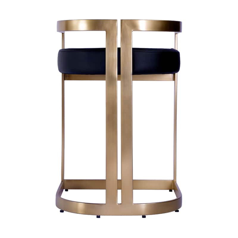 Clarence Faux Leather 23" Dining Stool