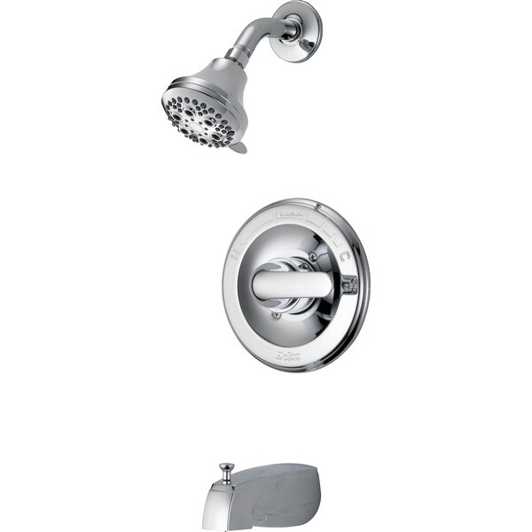 Delta 134900-A Monitor Tub and Shower Trim Package with 1.75 GPM Multi Function Shower Head - Chrome