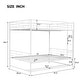 preview thumbnail 13 of 43, Metal Bunk Bed, Divided Into 2 Beds, Bed Bottom with Storage Shelf, Guardrails Metal Bed Frame