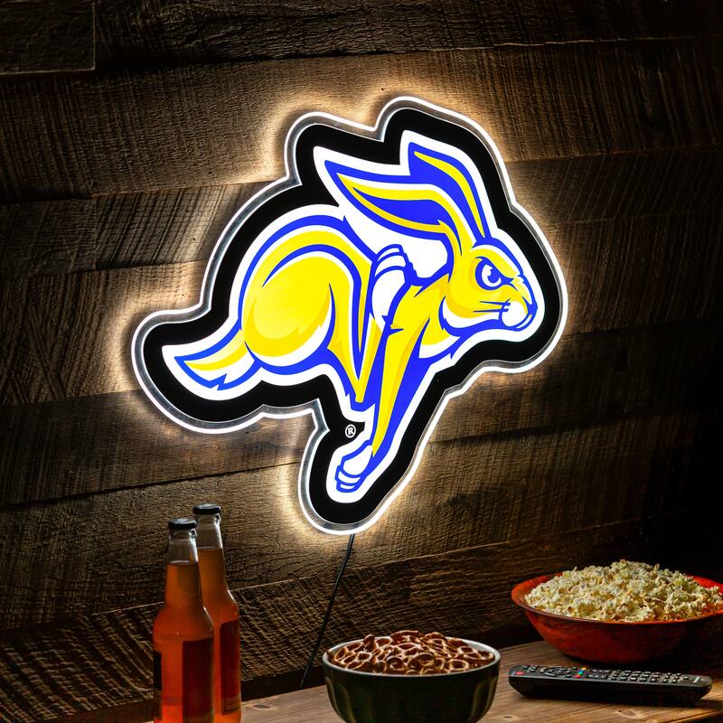 South Dakota State University College Mascot Plug-In LED Lighted Sign