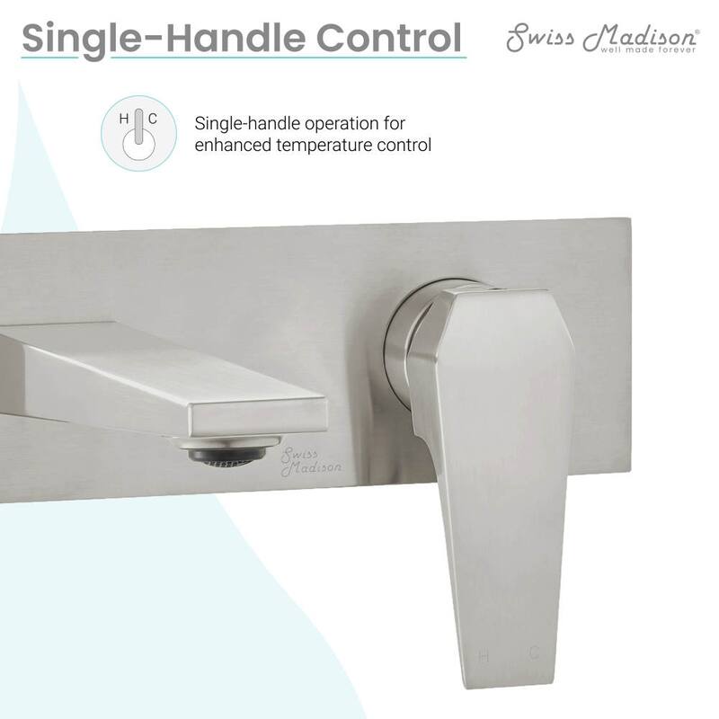 Voltaire Single-Handle Wall-Mount Bathroom Faucet