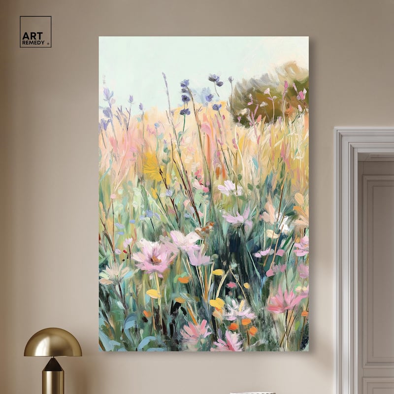 Floral Impressionism II Canvas by Art Remedy, Gallery Wrapped