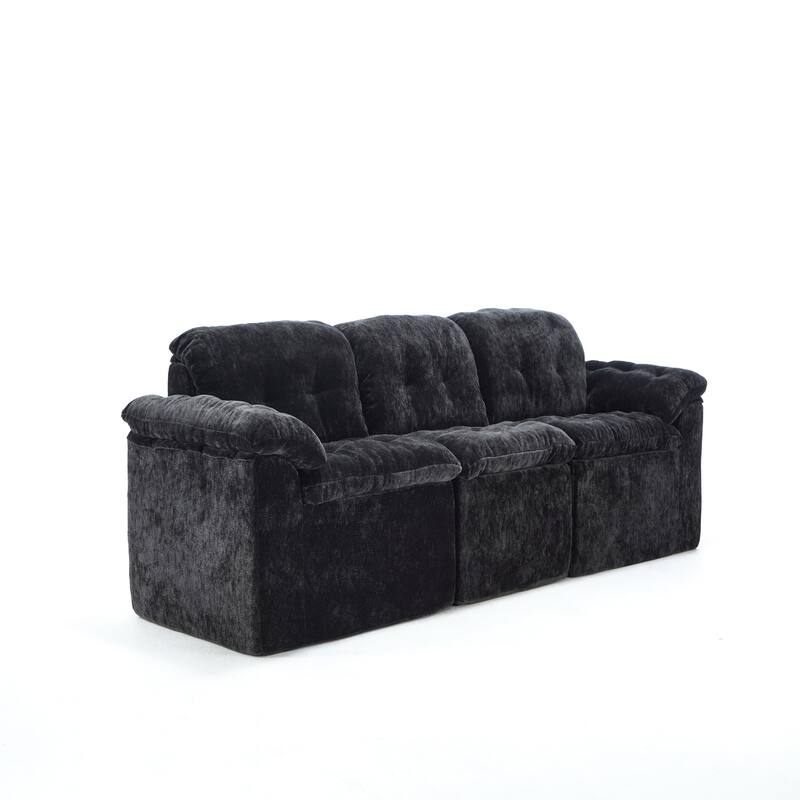 Modular Convertible Cushioned Sleeper Sofa Set