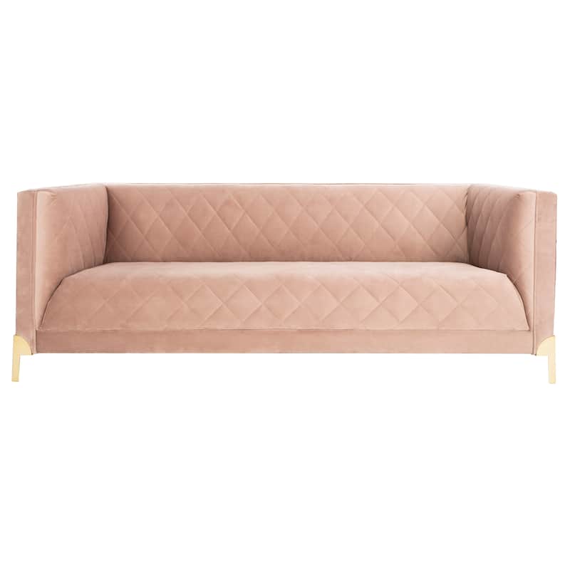 SAFAVIEH Home Luanna Diamond Trellis Sofa - 86"W x 36"D x 31"H