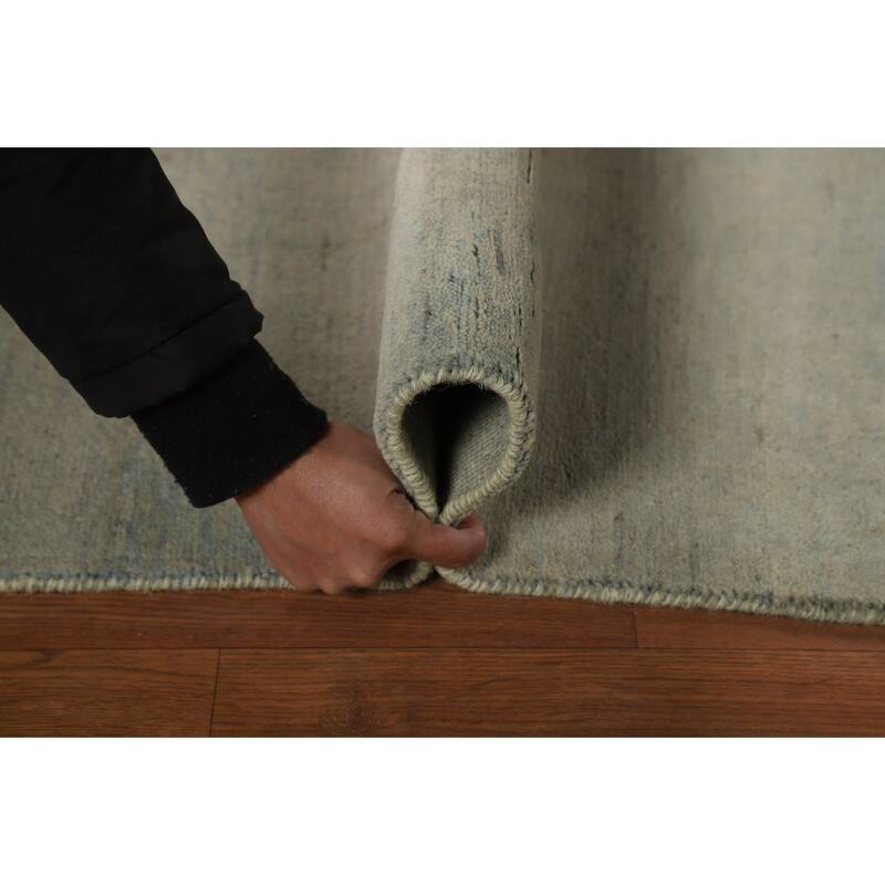 Modern Gabbeh Oriental Foyer Rug Multi-Color Handmade Wool Carpet - 3'2"x 4'11"