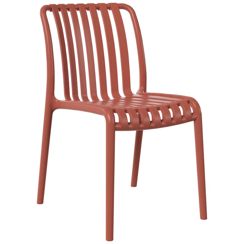 Frond and Form 3-Piece Outdoor Patio Chair With Side Table