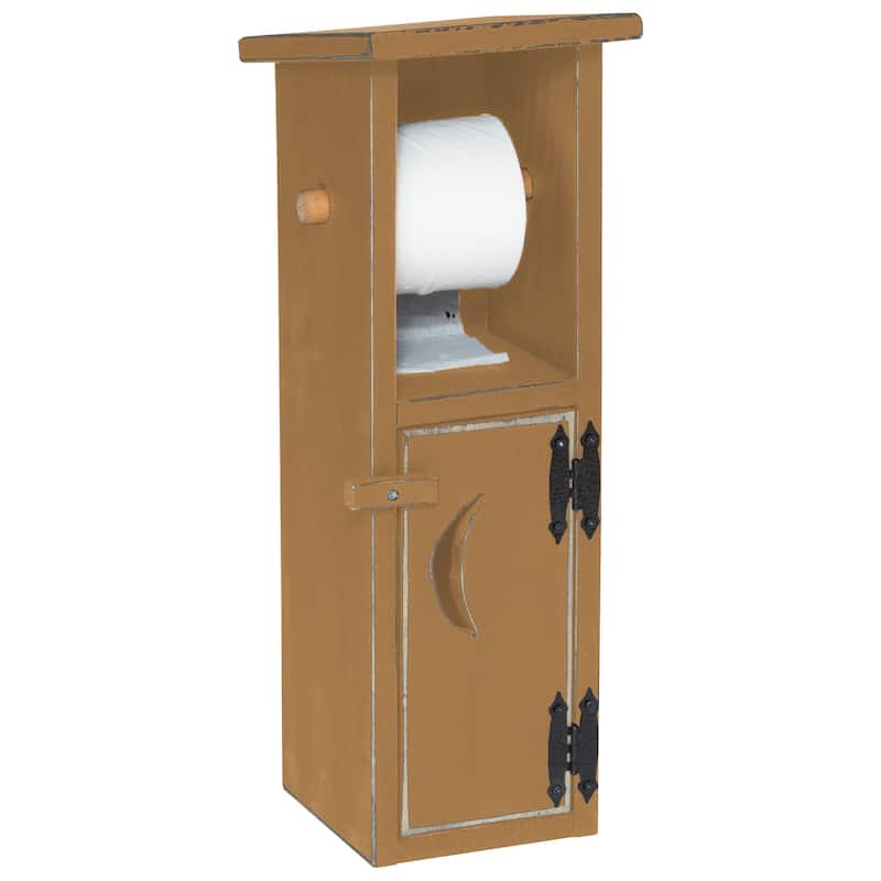 Farmhouse Toilet Paper Holder - Mustard Yellow