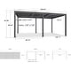 preview thumbnail 49 of 74, PURPLE LEAF Outdoor Louvered Pergola with Adjustable Metal Roof for Patio Pergola
