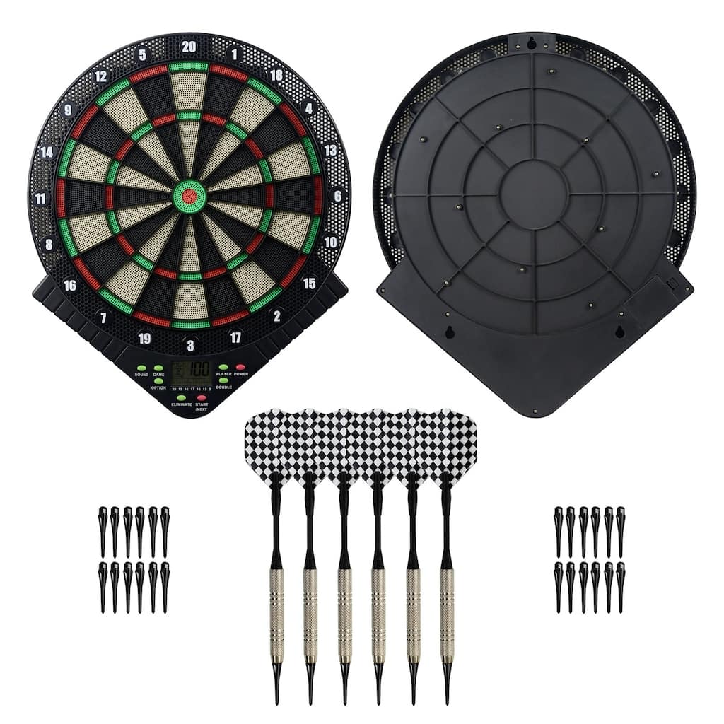 Automatic Scoring Soft Darts Dart Board Dartboard Electronic Scoreboard Target Dart Board Safety Dart Set Holiday Gift