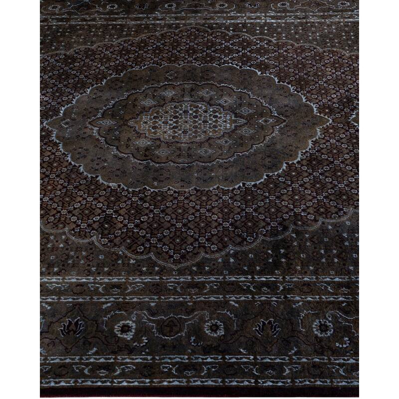 Fine Vibrance One-of-a-Kind Hand-Knotted Area Rug - Brown, 6' 5" x 10' 0" - 6' 5" x 10' 0"