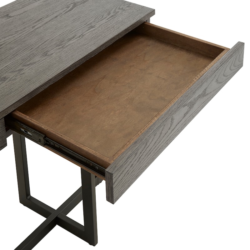 Eldersley Wood Finish Table with Drawer(s) by iNSPIRE Q Modern