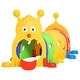 preview thumbnail 2 of 7, Qaba Indoor & Outdoor Caterpillar Kids Tunnel Crawling Toy, Play Tunnel for Ages 3-6 - Multicolor