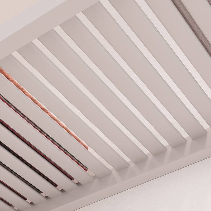 John Louis Home Solid Wood Reach-In Closet System with 6-Drawers and Doors White