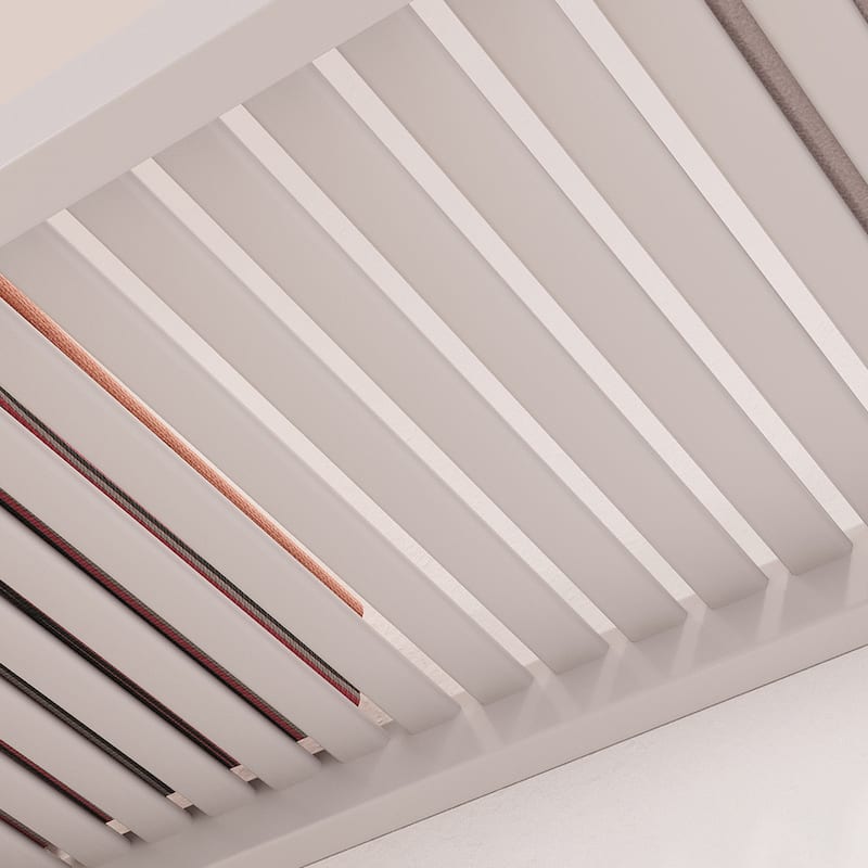 John Louis Home Solid Wood Walk-In Closet System with 2-Drawers and Doors White