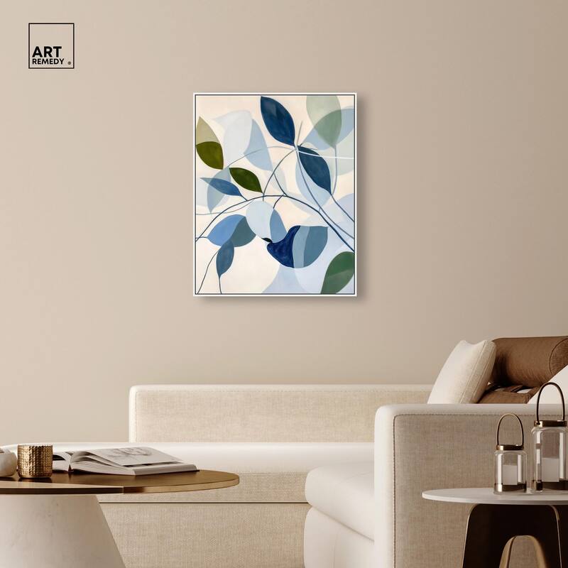 Woven Botanicals I Canvas by Art Remedy