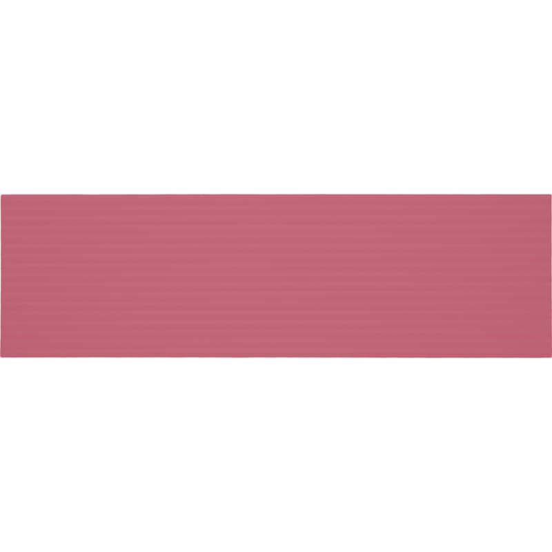 Daltile Stencil 4" x 12" Glazed Porcelain Linear Wall Tile (30 PC Per Carton) (8.72 SQFT Per Carton) - Berry