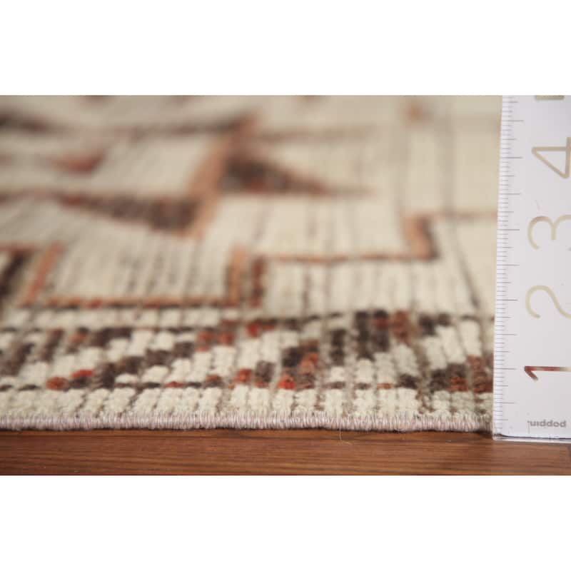 Beige Anatolian Runner Rug Handmade Wool Carpet - 2'9"x 11'2"