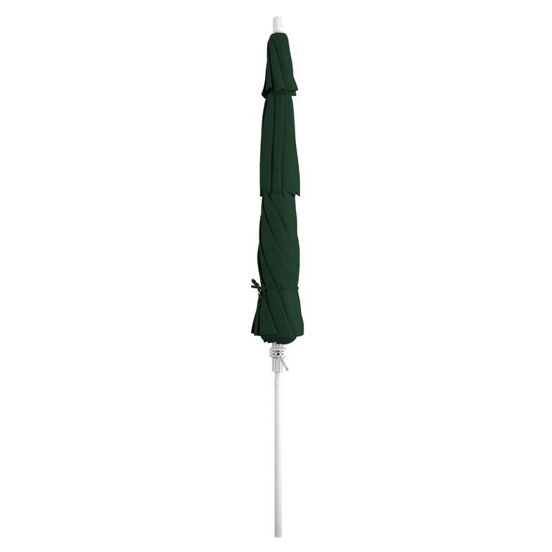 Perry 11ft Round Crank Lift Collar Tilt Aluminum Patio Umbrella by Havenside Home, Base Not Included