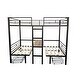 preview thumbnail 10 of 8, Twin Size Loft Bed with Table Sets Transformable to Twin over Twin Bunk/Versatile Table Set Bunk Bed
