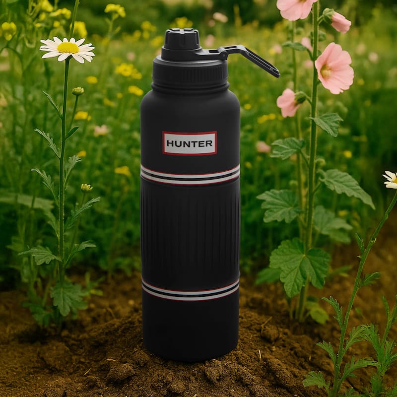 Hunter GoGrip Hydration Stainless Steel Tumbler with Carry Handle