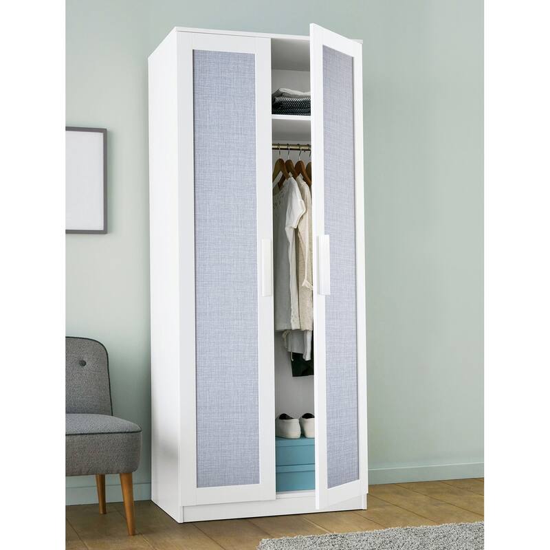 NuWallpaper Lansdowne Blue Peel and Stick Wallpaper