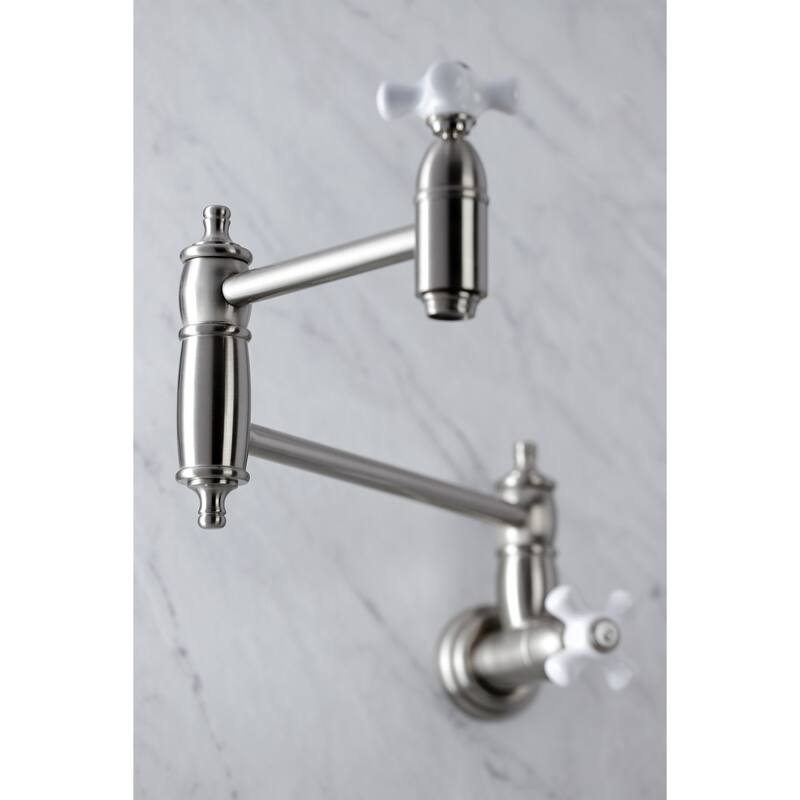 Kingston Brass Restoration Wall Mounted Pot Filler Faucet
