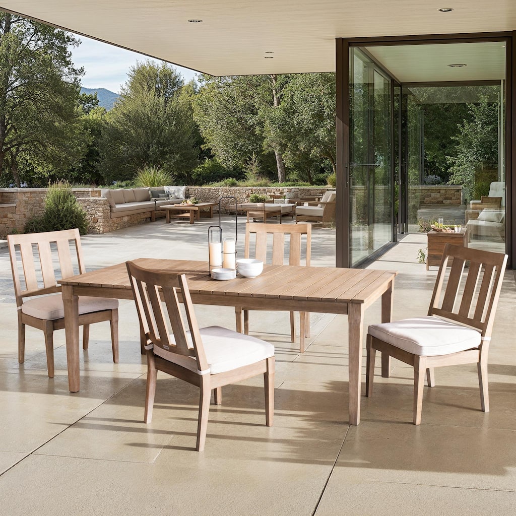 SAFAVIEH Outdoor Living Dominica Dining Table - 81"W x 43"D x 30"H