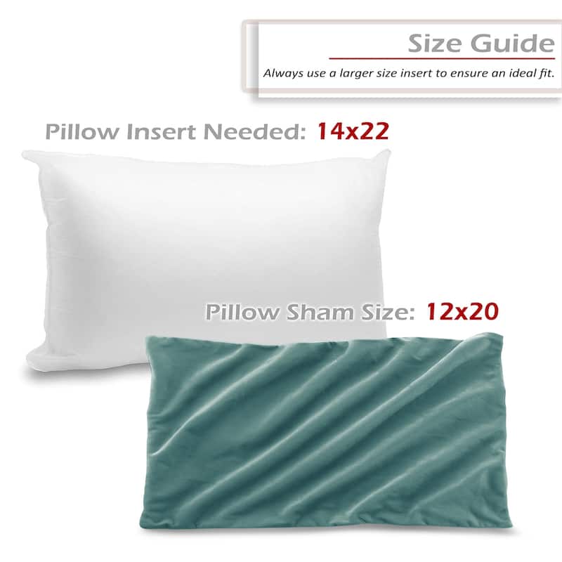 Empyrean Solid Microfiber Soft Velvet Throw Pillow Cover (Set of 4)