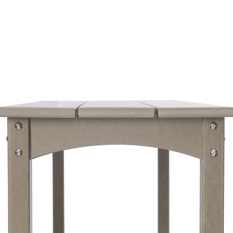 Laguna Hdpe All Weather Outdoor Patio Two Shelf Table