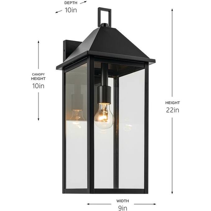 Kichler 59159 Prin 22" Tall Outdoor Wall Sconce