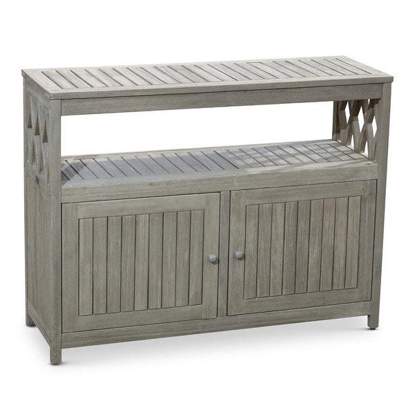 DTY Outdoor Living Longs Peak Eucalyptus Console Table On Sale Bed