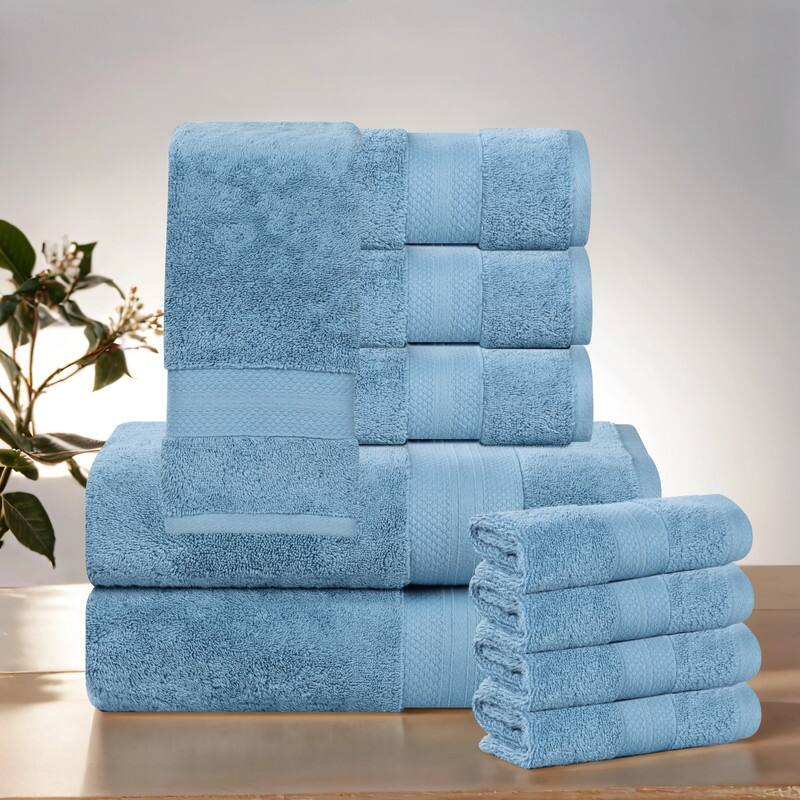 Blue Nile Mills Rio Turkish Cotton 10 Piece Towel Set