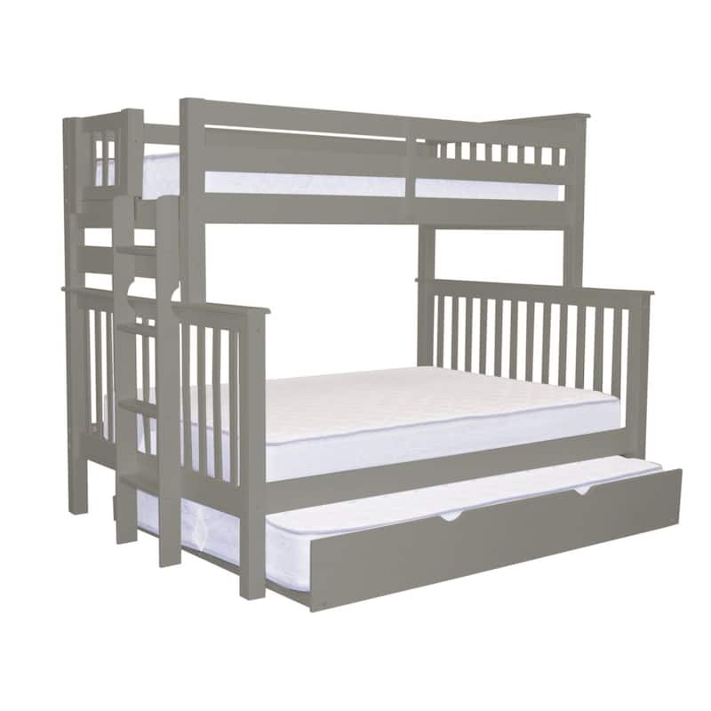 Taylor & Olive Trillium Twin over Full Bunk Bed Ladder, Full Trundle