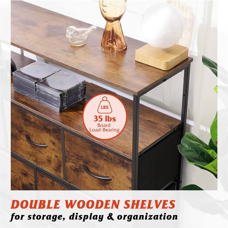Dresser TV Stand - 11.8"D x 39.4"W x 30.7"H