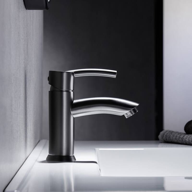 Bliss Single-Handle Basin Bathroom Faucet - Black