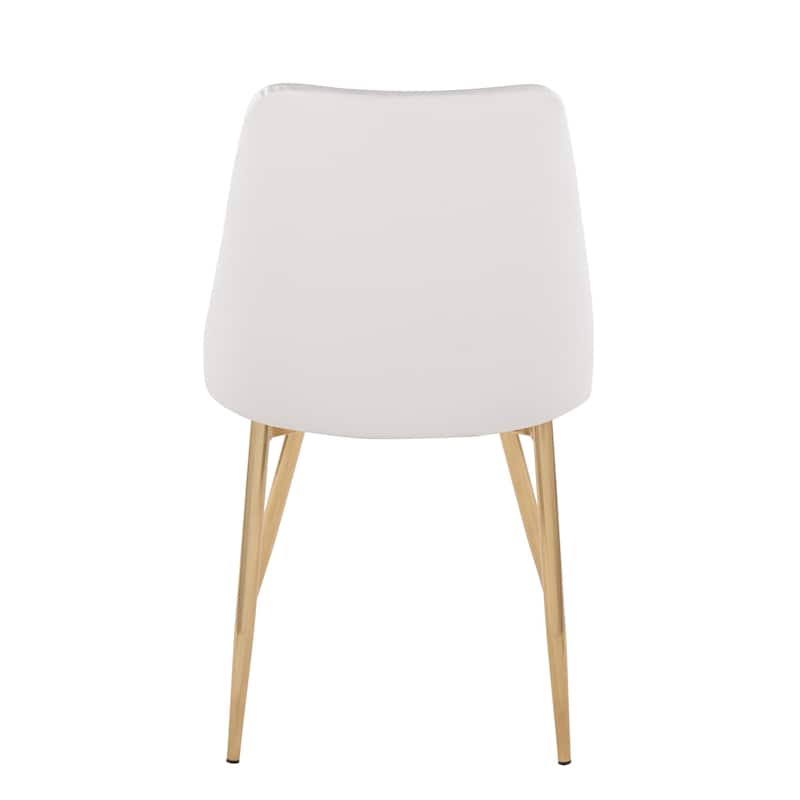 Carson Carrington Ockelbo Dining Chair with Tapered Metal Legs (Set of 2)