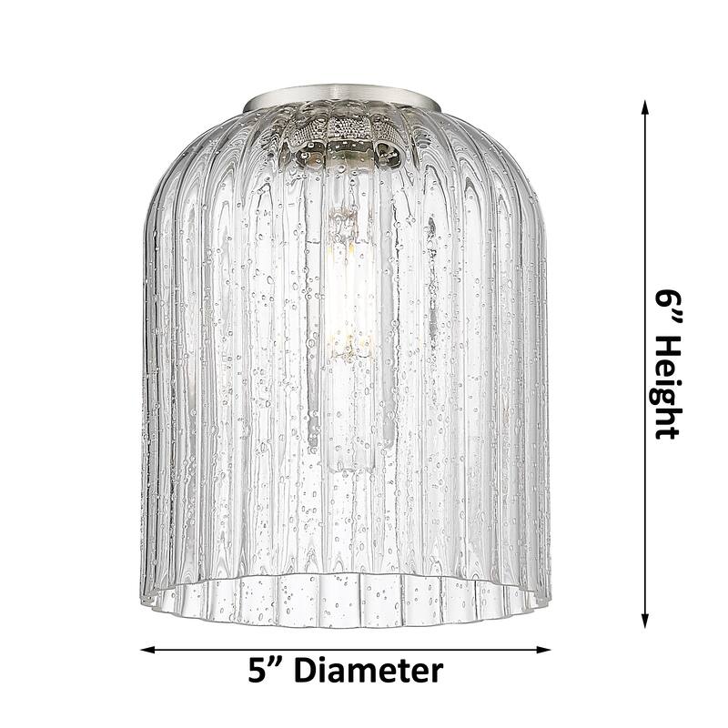 Innovations LightingDowntown Urban - Bridal Veil - 6 Light 35" Stem Hung Chandelier