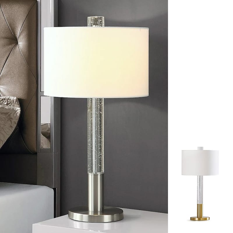FUSION 30"H Bubble Crystal Table LAMP