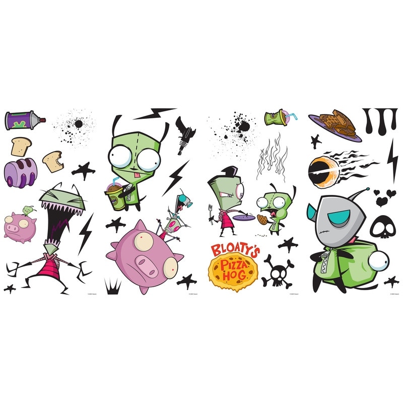 Invader Zim Peel and Stick Wall Decals by RoomMates