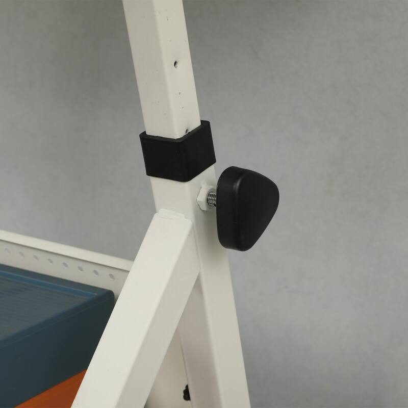 Tiltable Puzzle Table with Trays and Lockable Wheelsa