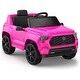 preview thumbnail 43 of 47, 12V Licensed Toyota Electric Truck for Kids Rose Pink