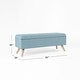 preview thumbnail 10 of 56, HomePop Modern Storage Bench