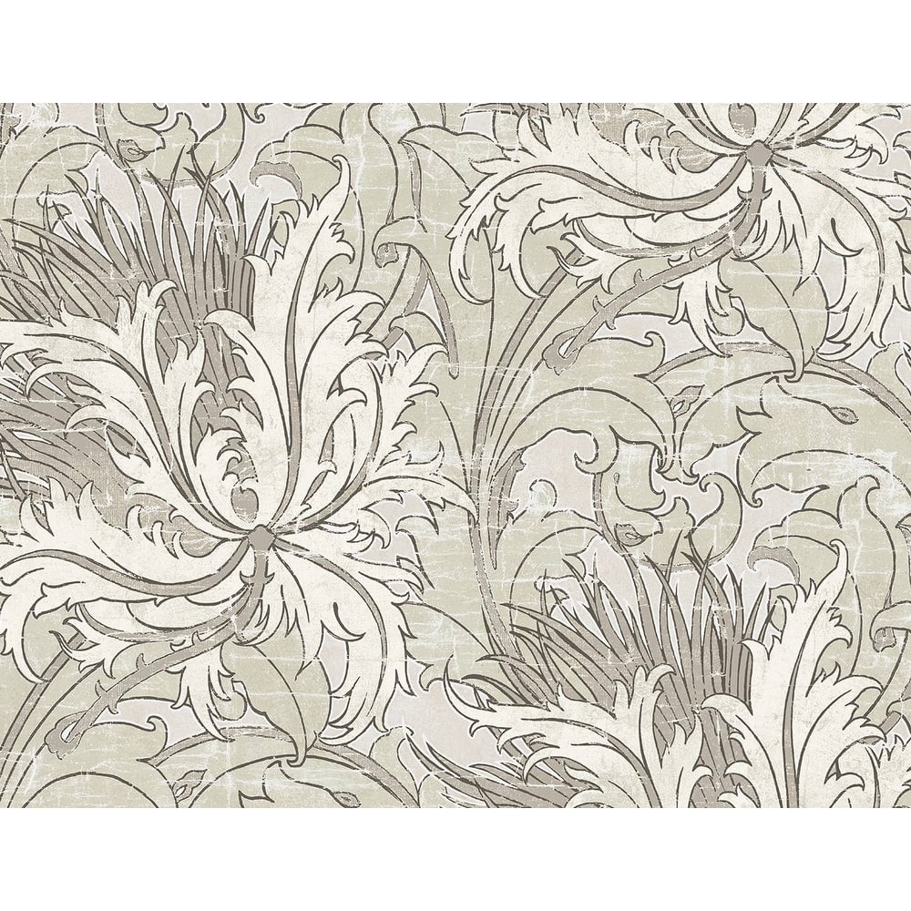 NextWall Floral Folly Peel and Stick Wallpaper