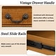 preview thumbnail 44 of 55, Rectangular 47" Wooden Coffee Table with Storage Drawer, Vintage Cocktail Table with Solid Wood Legs for Living Room Elegance