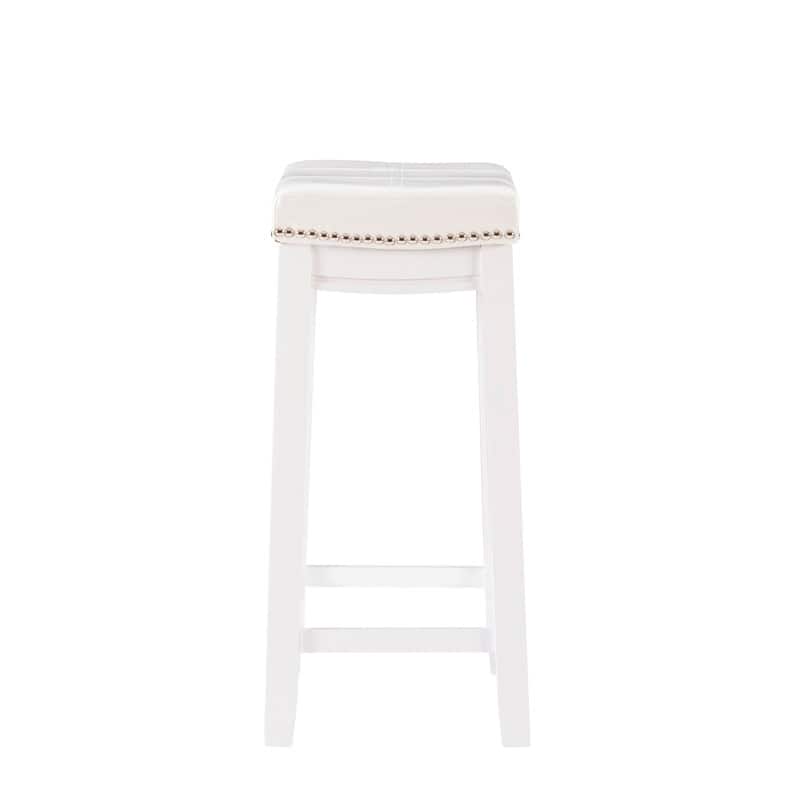 Linon Willamette Backless Upholstered Counter Stool