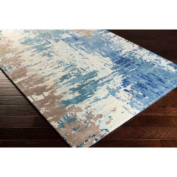 Shop Hand Tufted Lucas Abstract New Zealand Wool Area Rug