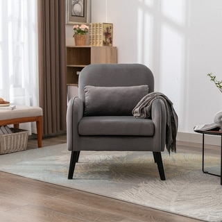 Solid Wood Legs Accent Chair - Bed Bath & Beyond - 37246126