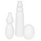 preview thumbnail 1 of 2, Uttermost Forma White Ceramic Vases Set/3