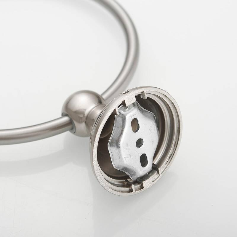 5-Piece Modern Stainless Steel Bathroom Hardware Set