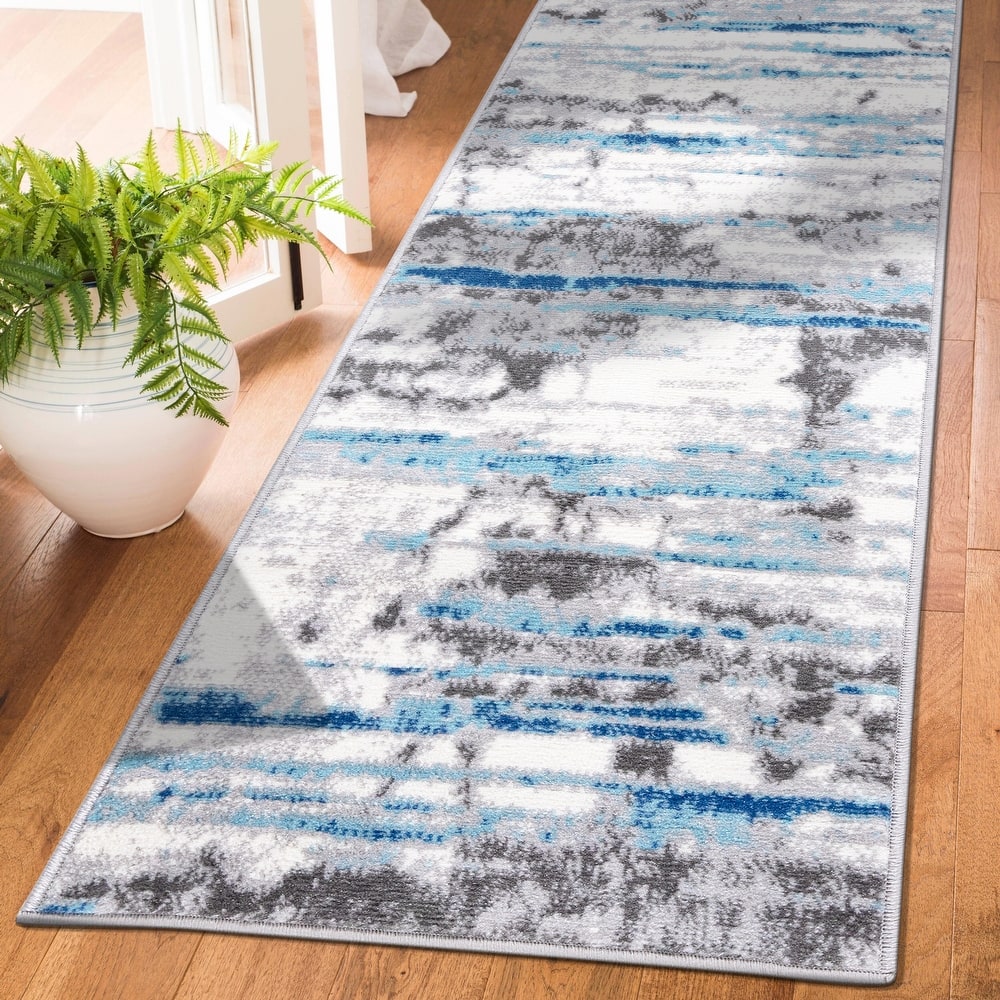 World Rug Gallery Vintage Abstract Modern Area Rug
